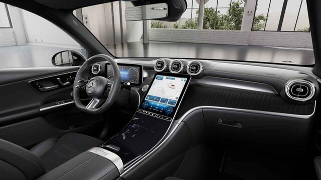 Mercedes-Benz GLC-KLASSE 300e 4MATIC AMG Line | Trekhaak | Burmester | Head up | Keyless | Digital light |