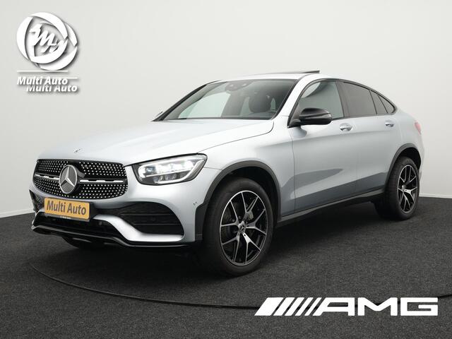 Mercedes-Benz GLC-KLASSE Coupé 300e 4MATIC AMG Plug In Hybrid PHEV | Schuifdak | Apple Carplay | Head Up | 20"L.M | Lederen Sportstoelen Verwarmd | Sfeerverlichting | Camera |