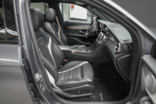 Mercedes-Benz GLC-KLASSE 63 S AMG 4MATIC+ |pano|Burmester|carbon|memory|sportuitlaat|rearseat entertainment|HUD|360 camera|Apple Carplay|multi beam|blind spot|