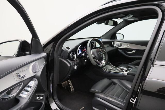 Mercedes-Benz GLC-KLASSE AMG 43 4MATIC 2017 Burmester | 360 camera | Panoramadak | Memory | Sfeer | Trekhaak | Carbon | Cruise control | Navigatie | Luchtvering