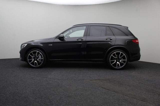 Mercedes-Benz GLC-KLASSE AMG 43 4MATIC 2017 Burmester | 360 camera | Panoramadak | Memory | Sfeer | Trekhaak | Carbon | Cruise control | Navigatie | Luchtvering