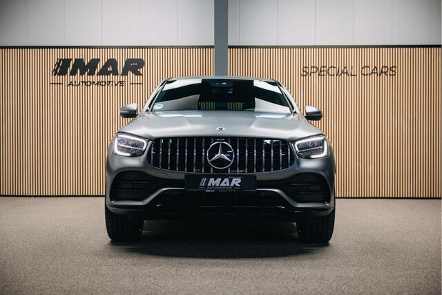 Mercedes-Benz GLC-KLASSE Coupé 300e 4MATIC Business Solution AMG | Grijs matte | Trekhaak | Stoelverwarming voor & achter |