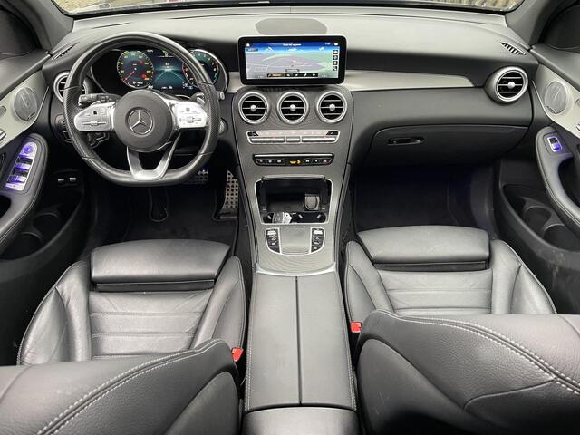 Mercedes-Benz GLC-KLASSE 300e 4MATIC 19"/Leder + massage + memory/Panoramadak/Dodehoek/Adaptieve cruise/Burmester/Matrix LED/Apple Carplay & Android Auto/Stoelverwarming/Elektrische klep