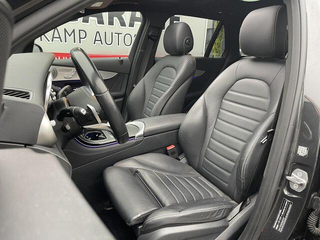 Mercedes-Benz GLC-KLASSE 300e 4MATIC 19"/Leder + massage + memory/Panoramadak/Dodehoek/Adaptieve cruise/Burmester/Matrix LED/Apple Carplay & Android Auto/Stoelverwarming/Elektrische klep