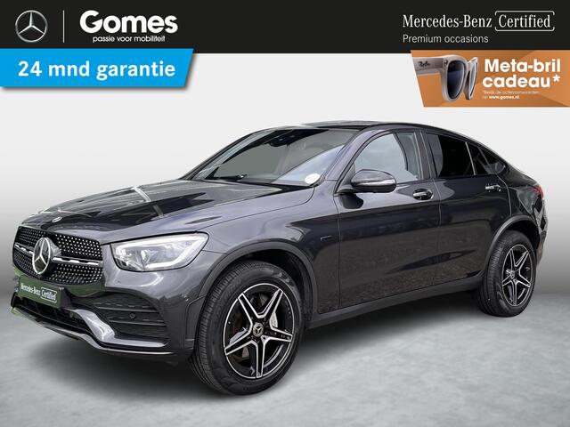 Mercedes-Benz GLC-KLASSE Coupé 300 e 4MATIC | Bruin leer | Schuifdak | AMG Burmester| Rijassistentie pakket| Trekhaak| Keyless Entry| 360 camera | Carplay| Multibeam LED| Sfeerverlichting| Stoelverwarming
