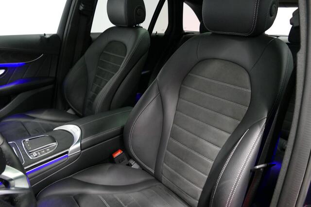 Mercedes-Benz GLC-KLASSE 300e 4MATIC AMG Line / Panamericana Grille / Panoramadak / Elektr. verstelbare voorstoelen + memory / Apple Carplay - Android Auto / Sfeerverlichting / Rondomzichtcamera / MANUFAKTUR kleur / Elektr. wegklapbare trekhaak / 21'' LMV / Keyless / LED High Per