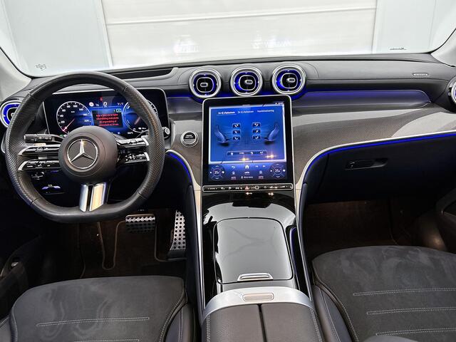 Mercedes-Benz GLC-KLASSE 300 e 4MATIC AMG Plug-In Hybride | 360 graden Camera | Memory seats | Schuifkanteldak | Sfeerverlichting | Chroompakket | Keyless entry Inclusief 24 maanden MB Certified garantie voor Europa.