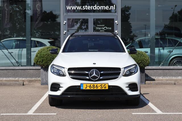 Mercedes-Benz GLC-KLASSE 300 4MATIC l AMG line l 245 PK l Panoramadak l Burmester l Stoelkoeling en stoelverwarming l Keyless Go l Distronic l Trekhaak wegklapbare l Leer l Adaptief LED high intelligent l Warmte werend en geluidswerend glas l Comand l 360 gr Camera l PTS l