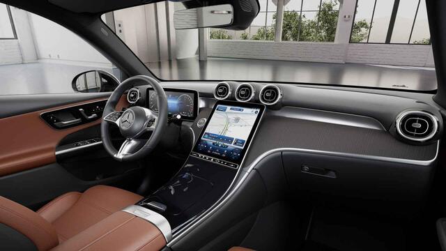 Mercedes-Benz GLC-KLASSE 300e 4MATIC Luxury Line | Bruin interieur | Panoramadak | Stoelverwarming | Memory |