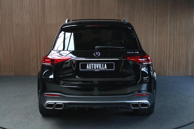 Mercedes-Benz GLE-KLASSE AMG 63 4M+ 360 ACC 22'' Panodak HUD Matrix Elektr. trekhaak Leer Climate voor & achter Memory Stoelventilatie Stoelverwarming PTS Carplay Burmester Navi Elektr. achterklep Elektr. stuurkolom Keyless entry Ambient