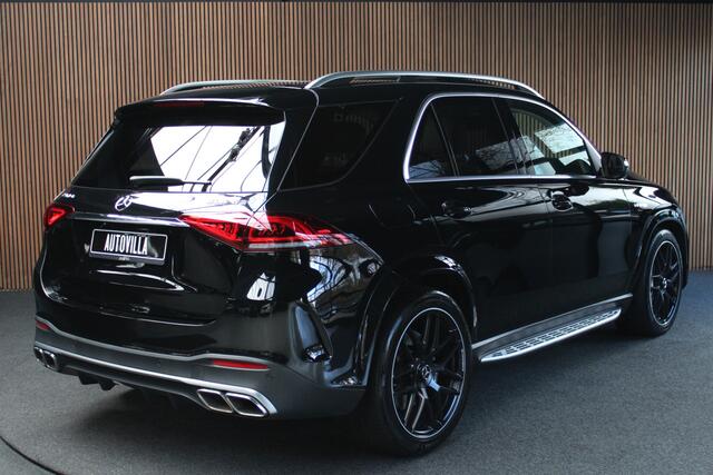 Mercedes-Benz GLE-KLASSE AMG 63 4M+ 360 ACC 22'' Panodak HUD Matrix Elektr. trekhaak Leer Climate voor & achter Memory Stoelventilatie Stoelverwarming PTS Carplay Burmester Navi Elektr. achterklep Elektr. stuurkolom Keyless entry Ambient