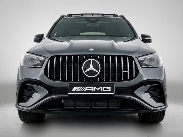 Mercedes-Benz GLE-KLASSE AMG 53 4MATIC+ Premium Plus | Night Edition | Trekhaak | Sierelementen AMG carbon | Stoelverwarming achter | Head-up display | Adaptieve cruise control | Verlichte treeplanken | 22 inch kruisspaaks velgen |