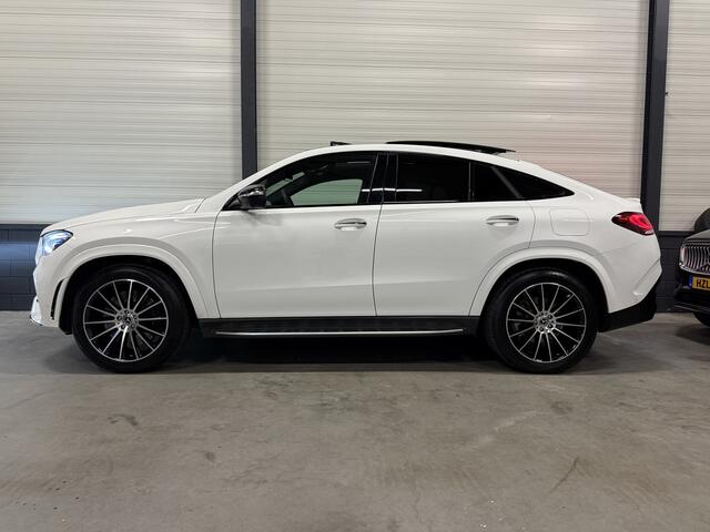 Mercedes-Benz GLE-KLASSE Coupé 350 e 4MATIC AMG EDITION PANO/BURMESTER/21"BREEDSET/360CAMERA/WIDESCREEN/KEYLESS/PRIVACY/PANAMERICANA-GRILLE/53AMG DIFFUSER+UITLATEN/UNIEKE AUTO DIE IN ABSOLUTE NIEUWSTAAT VERKEERT