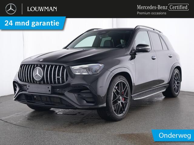 Mercedes-Benz GLE-KLASSE Mercedes-AMG 53 Hybrid 4MATIC+ Trekhaak | Panorama Schuif-Kanteldak | Burmester® | 22 Inch AMG Velgen | Distronic | Memory Voorstoelen | 360°-Camera. Inclusief 24 maanden MB Certified garantie voor Europa.