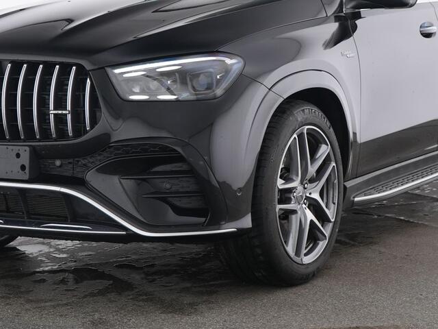 Mercedes-Benz GLE-KLASSE AMG 53 Hybrid 4MATIC+ Trekhaak | Panorama Schuif-Kanteldak | Burmester® | 21 Inch AMG Velgen | Distronic | Memory Voorstoelen | 360°-Camera. Inclusief 24 maanden MB Certified garantie voor Europa.