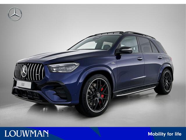Mercedes-Benz GLE-KLASSE AMG 53 Hybrid 4MATIC+ Night Edition Premium Plus | Sierdelen AMG carbon | Trekhaak | AMG Nappaleder Exclusief STYLE | Stoelverwarming achter | 22 inch AMG velgen | Treeplanken | Rijassistentiepakket | Stoelventilatie voor |