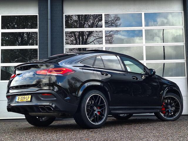 Mercedes-Benz GLE-KLASSE Coupé AMG 63 S 4MATIC+ | Panoramadak | Night pakket | Burmester high-end 3D | Nappaleder zwart | Trekhaak | Rijassistentiepakket | 360° camera | Massage stoelen | Memory pakket | Dodehoekassistentie | Multibeam LED | Keyless-GO | Elektrische achterklep