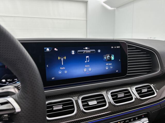 Mercedes-Benz GLE-KLASSE Coupé AMG 53 Hybrid 4MATIC+ Premium Plus | Sierdelen AMG carbon | Trekhaak | 22 inch AMG velgen | Luchtvering | Rijassistentiepakket | Head-up display | Burmester 3D sound systeem | Remklauwen rood | Stoelventilatie voor | AMG TRACK PACE | 360°-camera |