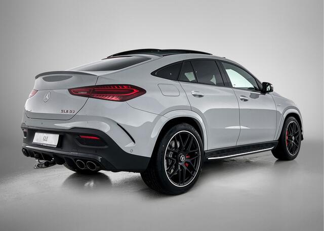 Mercedes-Benz GLE-KLASSE Coupé AMG 53 Hybrid 4MATIC+ Night Edition Premium Plus | Winterpakket | Sierelementen AMG carbon | Trekhaak | 22 inch AMG velgen | Stoelventilatie voor | Stoelverwarming achter | Remklauwen in rood | 360°-camera | Burmester® 3D sound systeem | Rijassisten