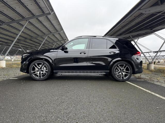 Mercedes-Benz GLE-KLASSE AMG 53 Hybrid 4MATIC+ Night Edition | Premium Plus | Panoramaschuifdak | Trekhaak | Treeplanken | 21" lichtmetalen velgen | AIRMATIC | Stoelventilatie |