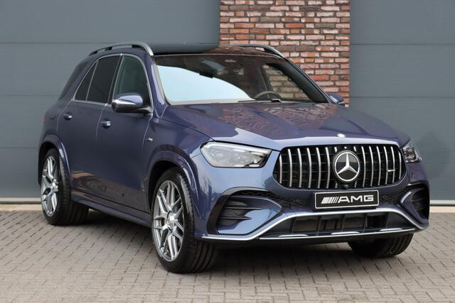 Mercedes-Benz GLE-KLASSE AMG 53 Hybrid Premium 4MATIC+ | Luchtvering | Distronic | Carbon | Memory | Burmester | Stoelventilatie | Luchtkwaliteitspakket | Surround Camera | Keyless Go | Augmented Reality | Nappa Leder |