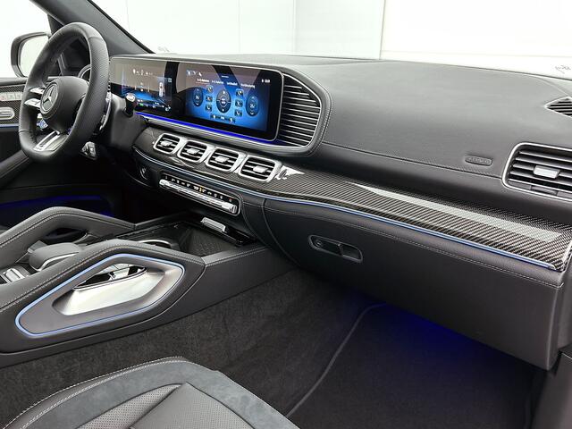 Mercedes-Benz GLE-KLASSE AMG 53 Hybrid 4MATIC+ Night Edition Premium Plus | Winterpakket | Sierelementen AMG carbon | 22 inch AMG velgen | Trekhaak | Treeplanken | Remklauwen in rood | Head-up display | Stoelventilatie voor | Rijassistentiepakket | Sluitbekrachtiging | 360°-camer