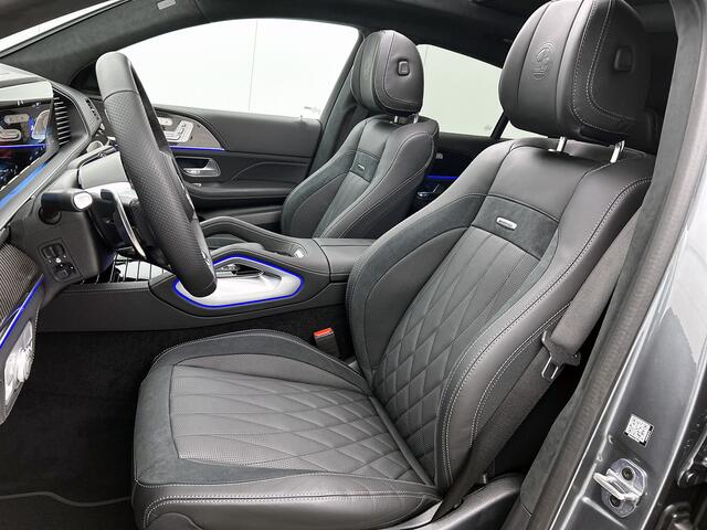 Mercedes-Benz GLE-KLASSE Coupé AMG 53 Hybrid 4MATIC+ Night Edition Premium Plus | Sierelementen AMG carbon | Winterpakket | Remklauwen rood | 22 inch AMG velgen | Stoelventilatie voor | Stoelverwarming achter | Dakhemel alcantara | Rijassistentiepakket | 360°-camera | Head-up dis