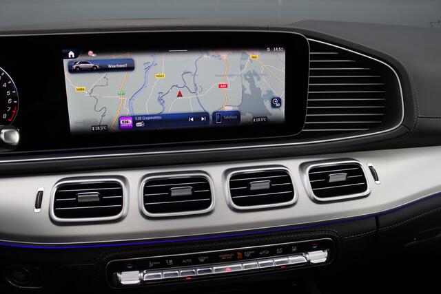 Mercedes-Benz GLE-KLASSE AMG 53 Hybrid 4MATIC+ Premium+ | Luchtvering | Distronic | Massage | Memory | Trekhaak | Verwarmd Stuurwiel | Burmester | Panoramadak | Luchtreinigingspakket | Soft-Close | Vlakkenverwarming |