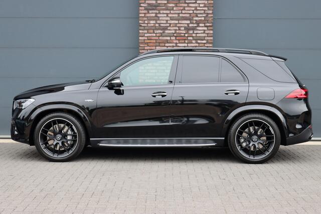 Mercedes-Benz GLE-KLASSE AMG 53 Hybrid Premium 4MATIC+ | Luchtvering | Distronic | Memory | Trekhaak | Stoelventilatie | Verwarmd Stuurwiel | HUD | Burmester | Keyless Go | Augmented Reality |