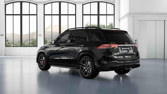 Mercedes-Benz GLE-KLASSE AMG 53 Hybrid 4MATIC+ Night Edition | Premium Plus | Panoramaschuifdak | Trekhaak | Treeplanken | 21" lichtmetalen velgen | AIRMATIC | Stoelventilatie |