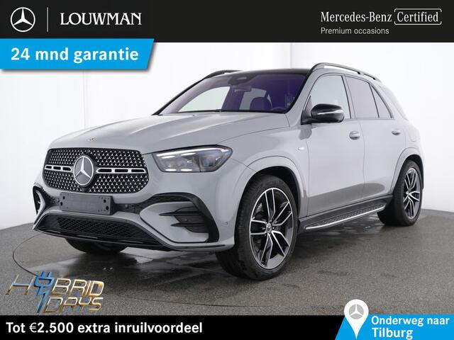 Mercedes-Benz GLE-KLASSE 400 e 4MATIC AMG Plug-In Hybride AMG Line | Night Pakket | Distronic | 22 Inch AMG Velgen | Panorama Schuif-Kanteldak | Trekhaak | Airmatic | Inclusief 24 maanden MB Certified garantie voor Europa.