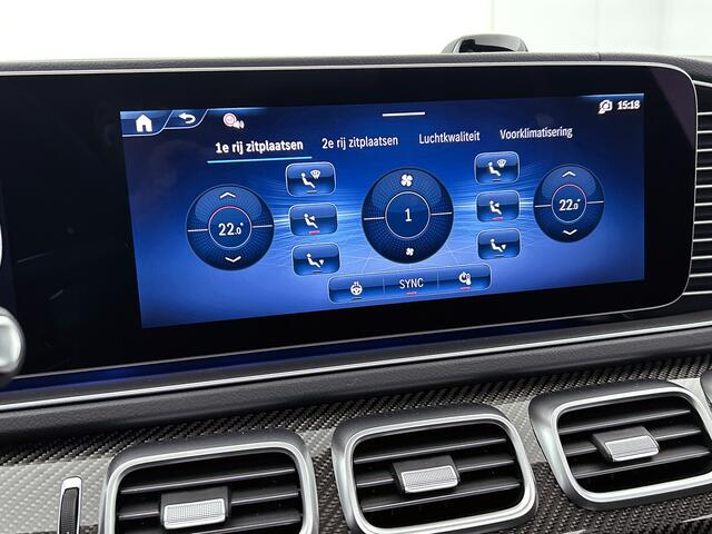 Mercedes-Benz GLE-KLASSE AMG 53 Hybrid 4MATIC+ Night Edition Premium Plus | Remklauwen Rood | Winterpakket | Sierelementen AMG carbon | Magic Vision Control | Trekhaak | 22 inch kruisspaaks AMG-velgen | Verlichte treeplanken |