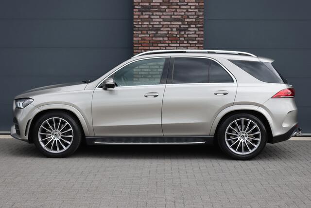 Mercedes-Benz GLE-KLASSE 400 d 4MATIC AMG Line | Luchtvering | Distronic+ | Panoramadak | Burmester | Trekhaak | Standkachel | Surround Camera | Verwarmd Stuurwiel | Keyless Go |
