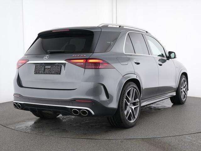 Mercedes-Benz GLE-KLASSE Mercedes-AMG 53 Hybrid 4MATIC+ Trekhaak | Distronic | Panorama Schuif-Kanteldak | Airmatic | Parkeerpakket met 360°-camera. Inclusief 24 maanden MB Certified garantie voor Europa.