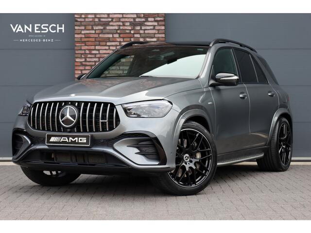 Mercedes-Benz GLE-KLASSE AMG 53 Hybrid 4MATIC+ Premium | Luchtvering | Stoelventilatie | Trekhaak | Burmester | Vlakkenverwarming | Keyless Go | Surround Camera | Nappa Leder | HUD |