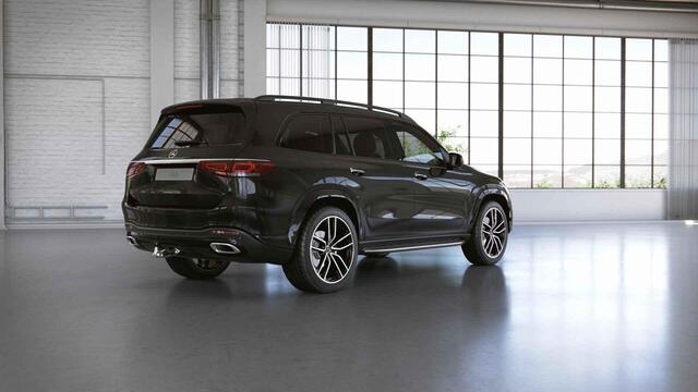 Mercedes-Benz GLS-KLASSE 450 4MATIC Premium Plus | 7-persoons | AMG | Night | Luchtvering | Trekhaak | Treeplanken | 23" lichtmetalen velgen | Keyless |