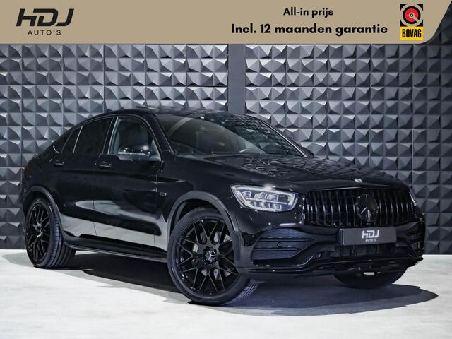 Mercedes-Benz Glc Coupé 300e 4M AMG | Schuifd. | Luchtv. | All Black | 21" | Topv. | High Perf. Li. | Side |