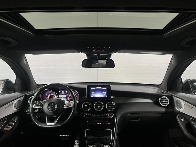 Mercedes-Benz Glc Coupé 250 4MATIC AMG line *68.332KM* Open dak | Burmester | Cruise control | Stoelverwarming | 360 camera | 22" wielen