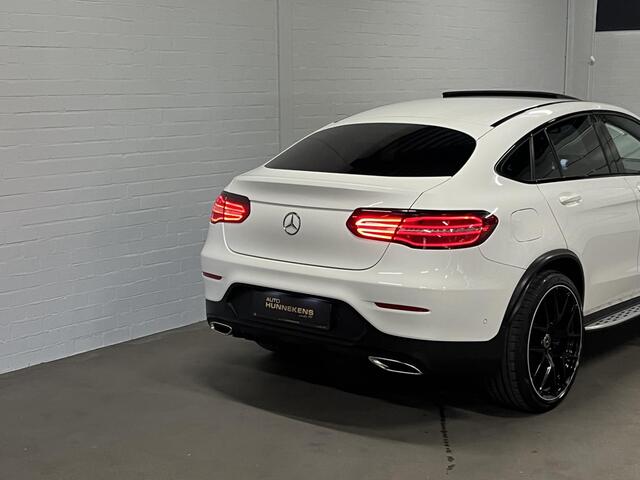 Mercedes-Benz Glc Coupé 250 4MATIC AMG line *68.332KM* Open dak | Burmester | Cruise control | Stoelverwarming | 360 camera | 22" wielen