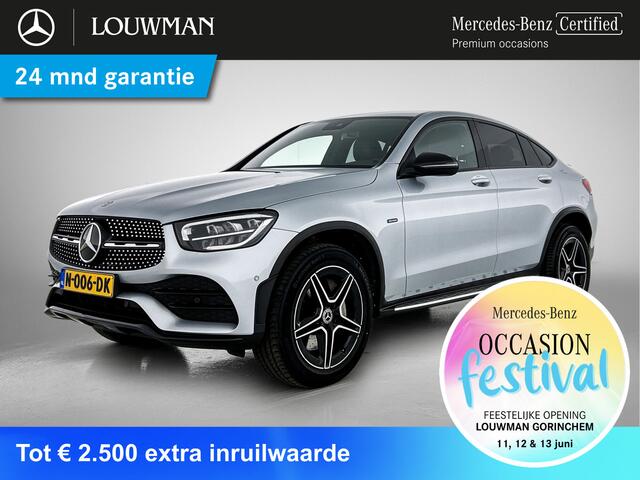 Mercedes-Benz Glc Coupé 300 e 4MATIC Business Solution AMG | Achteruitrijcamera | Apple CarPlay | Treeplanken | Spoiler | Inclusief 24 maanden MB Certified garantie voor Europa.