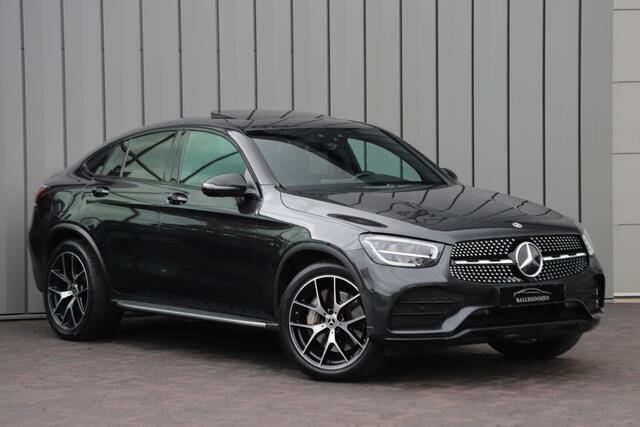 Mercedes-Benz Glc Coupé 300 AMG 4-Matic | 258PK | Schuifdak | Trekhaak | Led | Carplay | Distronic | Leder | Stoelverwarming | 2020.