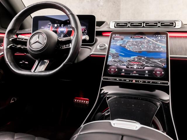 Mercedes-Benz S-KLASSE 580 e Lang AMG Sport 517Pk (FULL OPTION, PANORAMADAK, ACHTERASBESTURING, HEAD-UP DISPLAY, 3D COCKPIT, BURMESTER AUDIO, CHAUFFEUR PAKKET, DIGITAL LIGHT KOPLAMPEN, NIGHT PAKKET, TABLET ACHTERIN, DEALER ONDERHOUDEN,