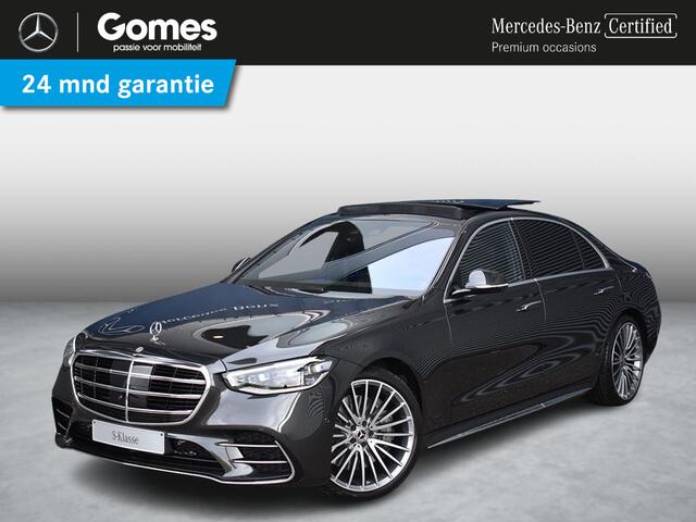 Mercedes-Benz S-KLASSE 500 4Matic Lang Premium Plus AMG | Achterasbesturing | Exclusiefpakket | Designo walnotenhout | Rear Executive | 360° Camera