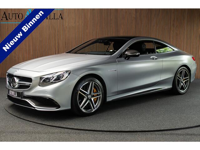 Mercedes-Benz S-KLASSE Coupé 63 AMG 4M Carbon HUD Swarovski Panodak Magno Allanite Ceramic Ambient Elektr. achterklep Nachtizicht Stoelventilatie Burmester Distronic+ Leer PTS Voll