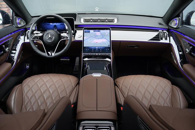 Mercedes-Benz S-KLASSE 580 e 4MATIC Lang AMG Line | 'Manufaktur' | Drive Pilot | Achterasbesturing | Burmester High End | Massage | Stoelventilatie | Digital Light | Vlakkenverwarming | MBUX Tablet |