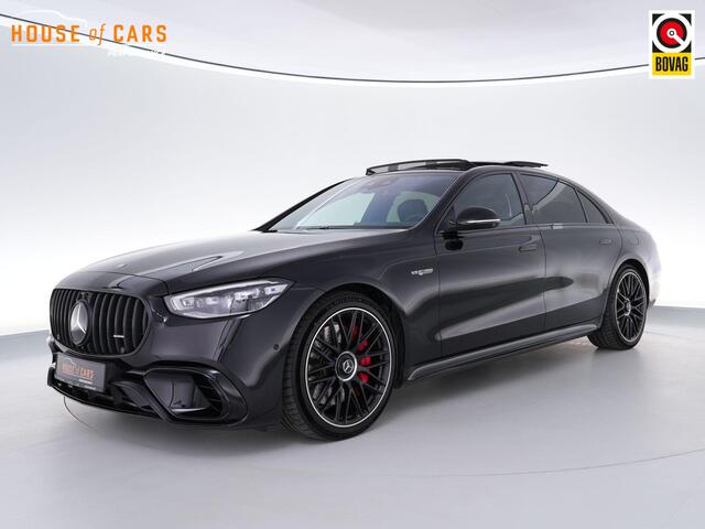 Mercedes-Benz S-KLASSE 63S AMG 802pk E Performance |pano|Burmester High end|chauffeurspakket|achteras besturing|rearseat infotainmentHUD|360 camera|digital LED|memory|Apple Carplay|