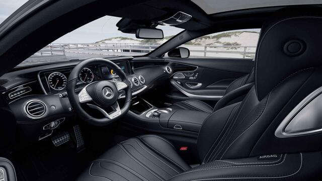 Mercedes-Benz S-KLASSE Coupé 400 4Matic | AMG | Panoramaschuifdak met MAGIC SKY CONTROL | Nappa leder | 20" lichtmetalen velgen | Burmester | Memory | Keyless | Distronic |