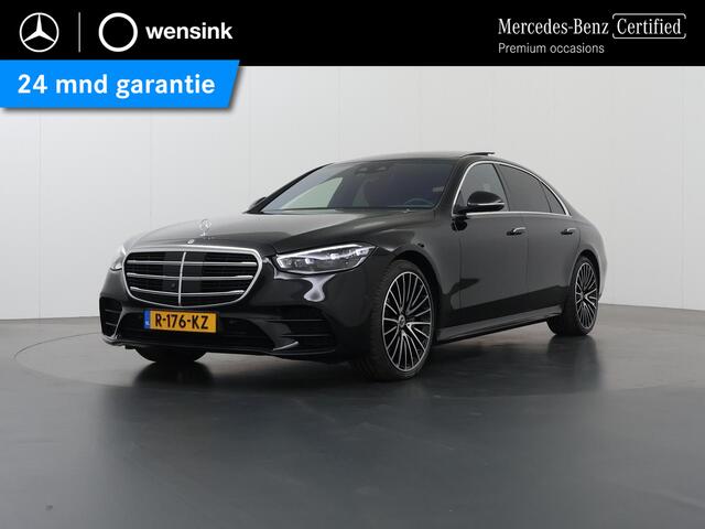 Mercedes-Benz S-KLASSE 500 4MATIC Lang AMG Line | Premium plus | Achterasbesturing | Koelbox | Designo flowing lines |