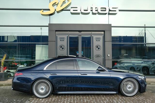 Mercedes-Benz S-KLASSE S450e AMG 408pk Panoramadak 4-wielsturing Burmester3d Luchtvering 4x Stoelkoeling Nappa leder 1e Eigenaar!