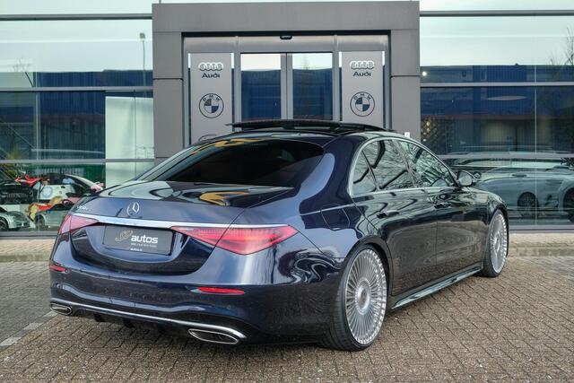 Mercedes-Benz S-KLASSE S450e AMG 408pk Panoramadak 4-wielsturing Burmester3d Luchtvering 4x Stoelkoeling Nappa leder 1e Eigenaar!